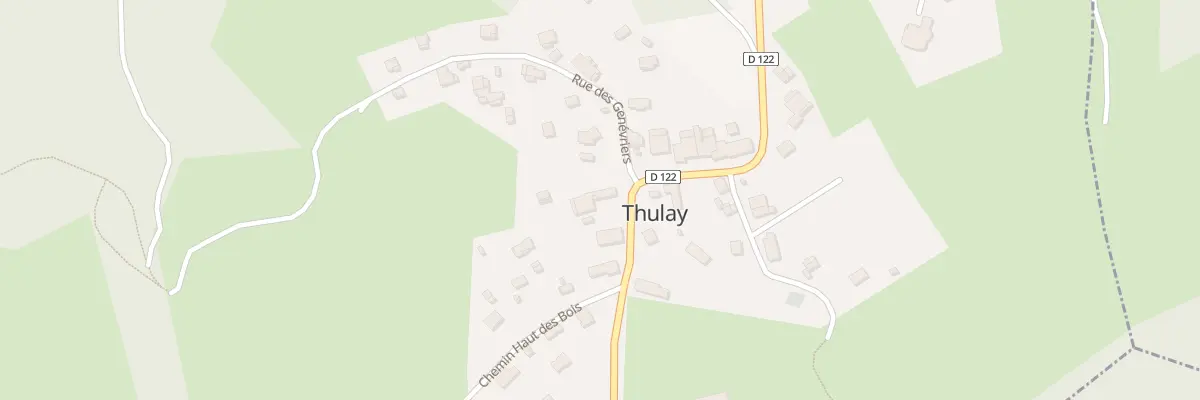 Plan du 15 Rte de Sevralon à Thulay