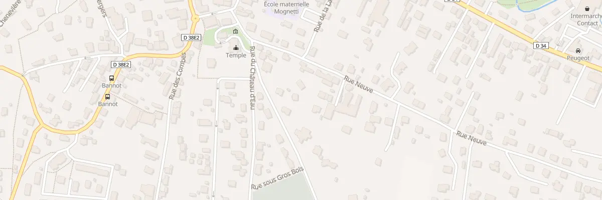 Plan du 5B Rue sous Gros Bois à Seloncourt