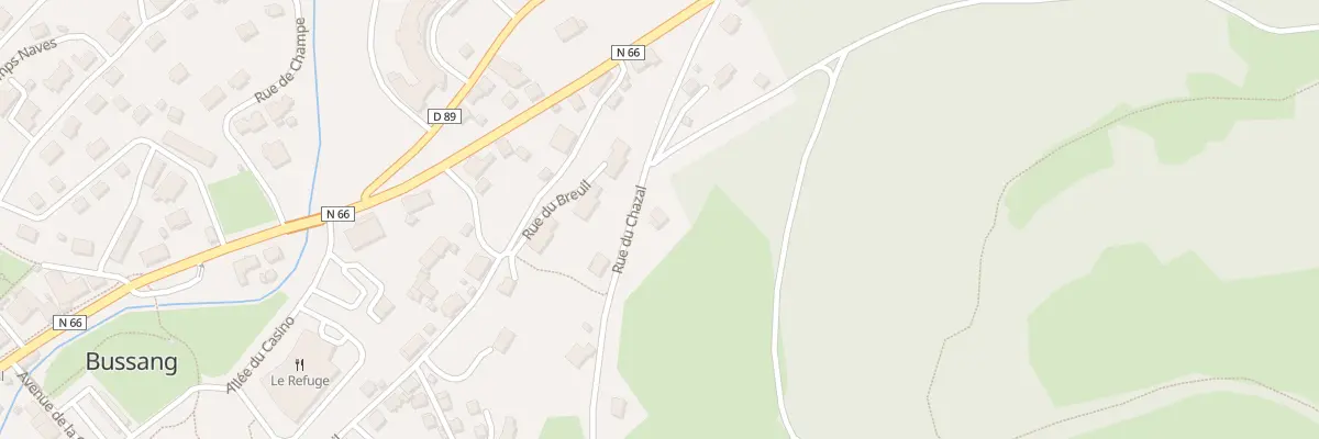 Plan du 9 Rue du Chazal à Bussang