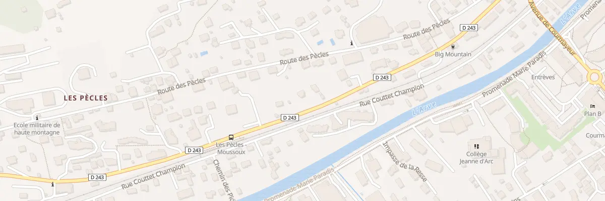 Plan du 60 Rte des Gaillands à Chamonix-Mont-Blanc