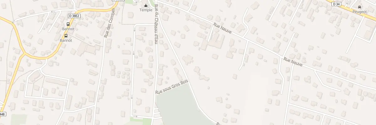 Plan du 11 Rue sous Gros Bois à Seloncourt