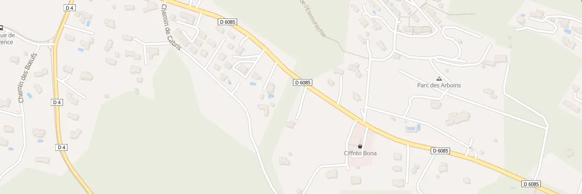 Plan du 428 Rte Departementale 6085 à Saint-Vallier-de-Thiey