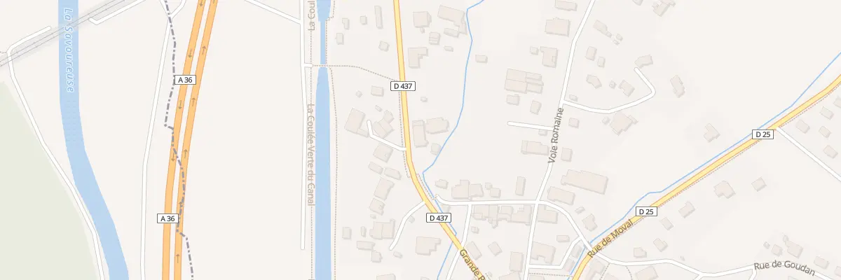 Plan du 26 Rue Grande Rue à Trévenans