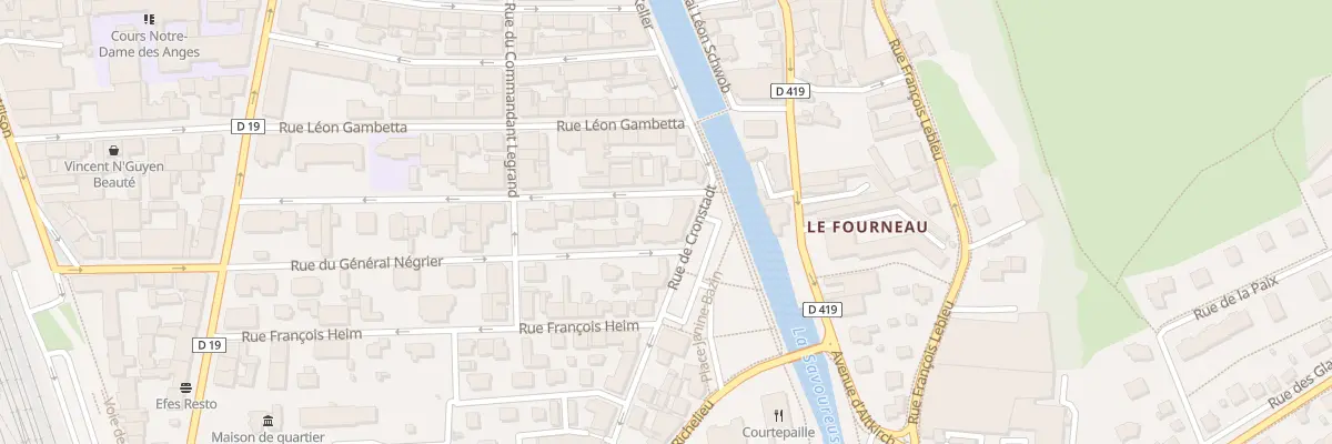 Plan du 3 Rue Marceau à Belfort
