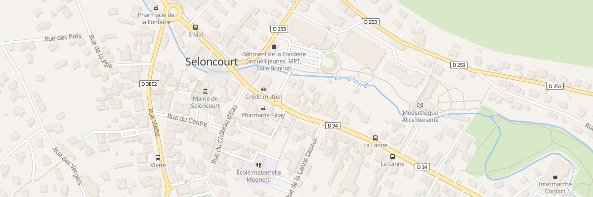 Plan du 112 Rue du Gen Leclerc à Seloncourt