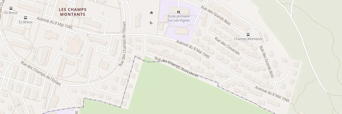 Plan du 9 Rue des Champs au Lievre à Audincourt