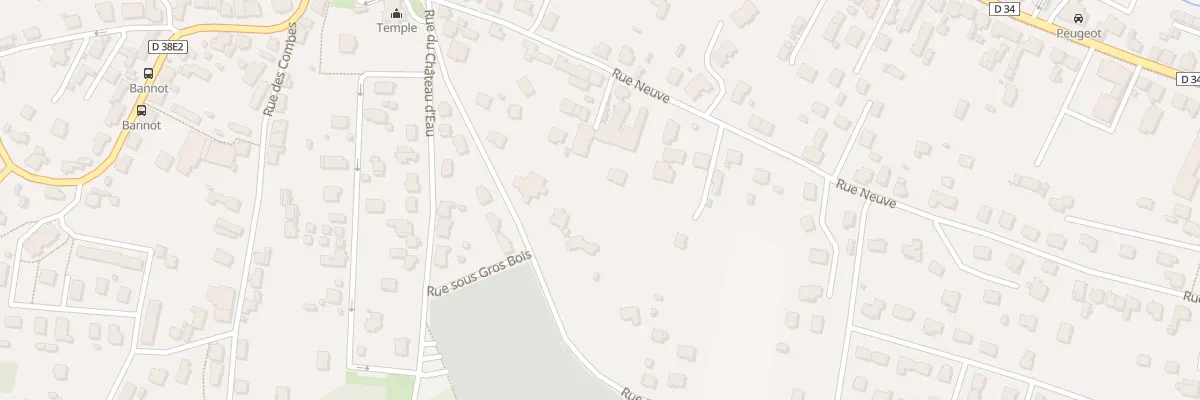 Plan du 93 Rue Neuve à Seloncourt
