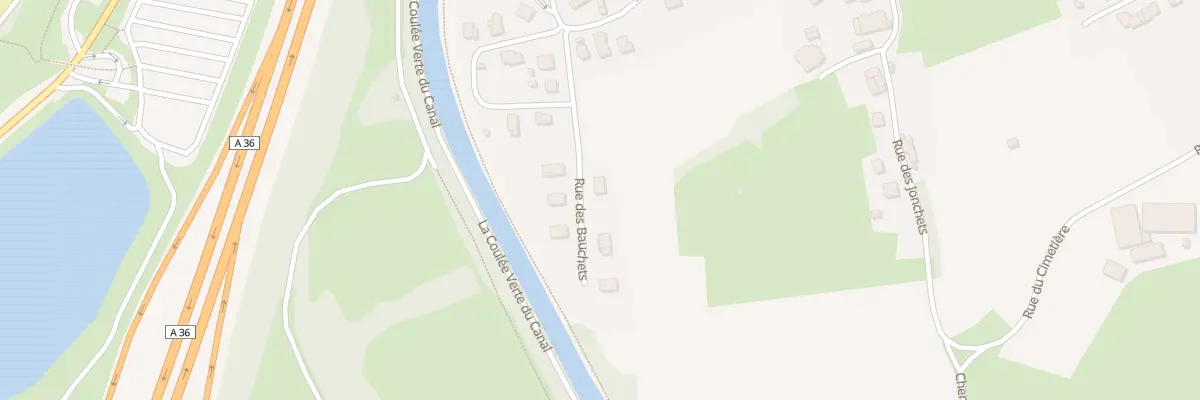 Plan du 10 Rue des Bauchets à Brognard