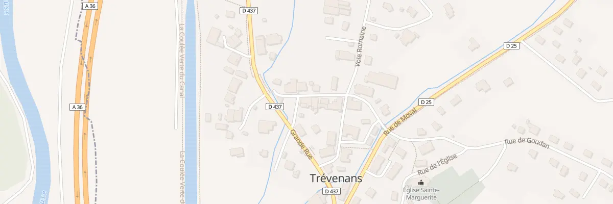 Plan du 7 Rue du 5eme Rtm à Trévenans