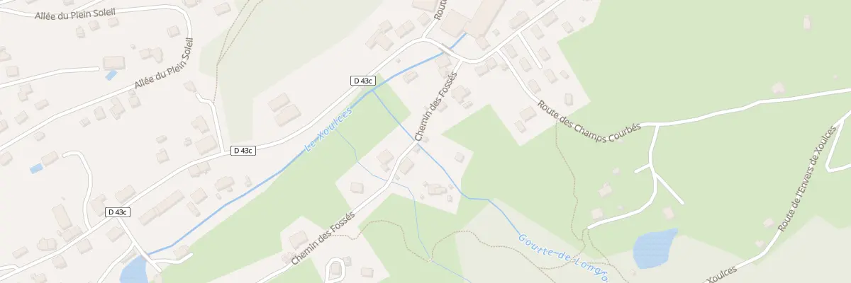 Plan du 3B Che des Fossés à Cornimont