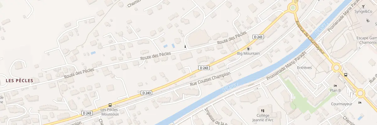 Plan du 265 Rte des Pècles à Chamonix-Mont-Blanc