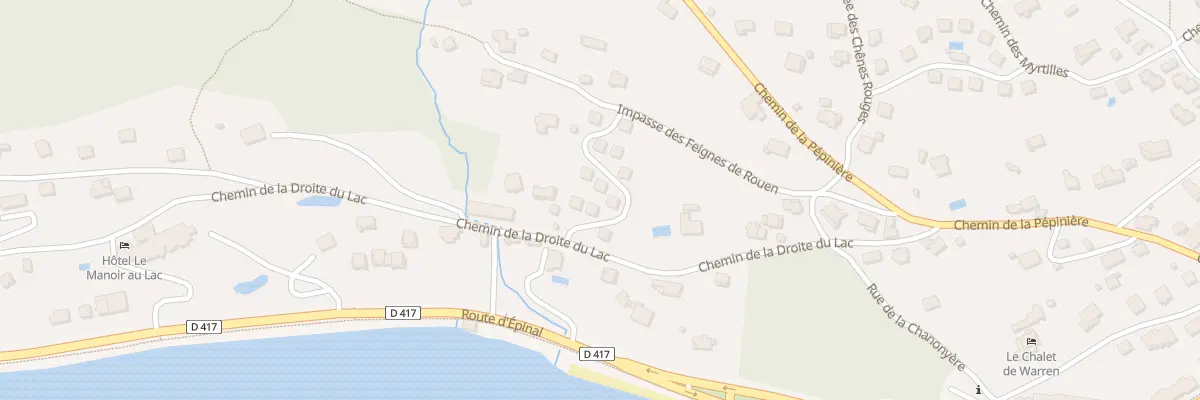 Plan du 5 Che du Village Vosgien à Gérardmer