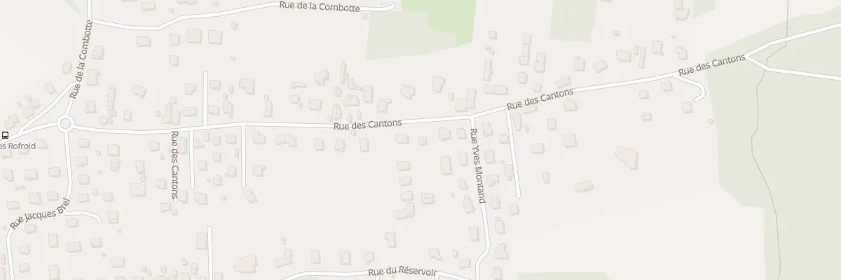 Plan du 96 Rue des Cantons à Audincourt