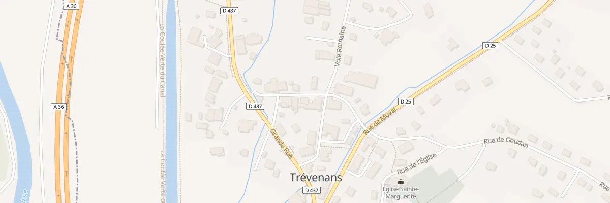 Plan du 3 Rue du 5eme Rtm à Trévenans