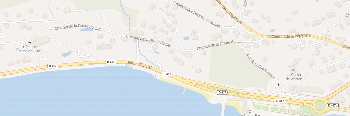 Plan du 27A Che de la Droite du Lac à Gérardmer