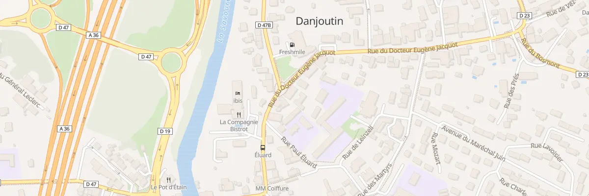 Plan du 38C Rue Docteur Eug. Jacquot à Danjoutin