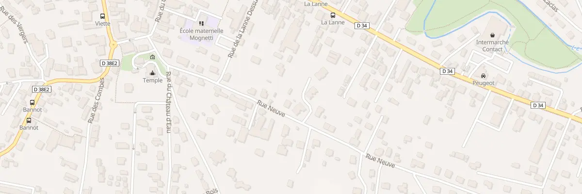 Plan du 54 Rue Neuve à Seloncourt