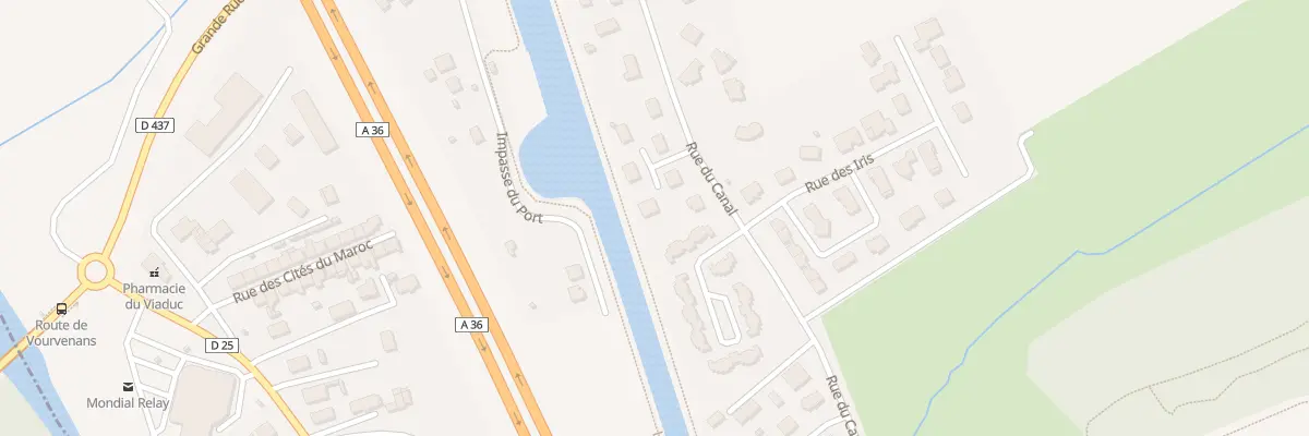 Plan du 3 Imp des Peupliers à Trévenans