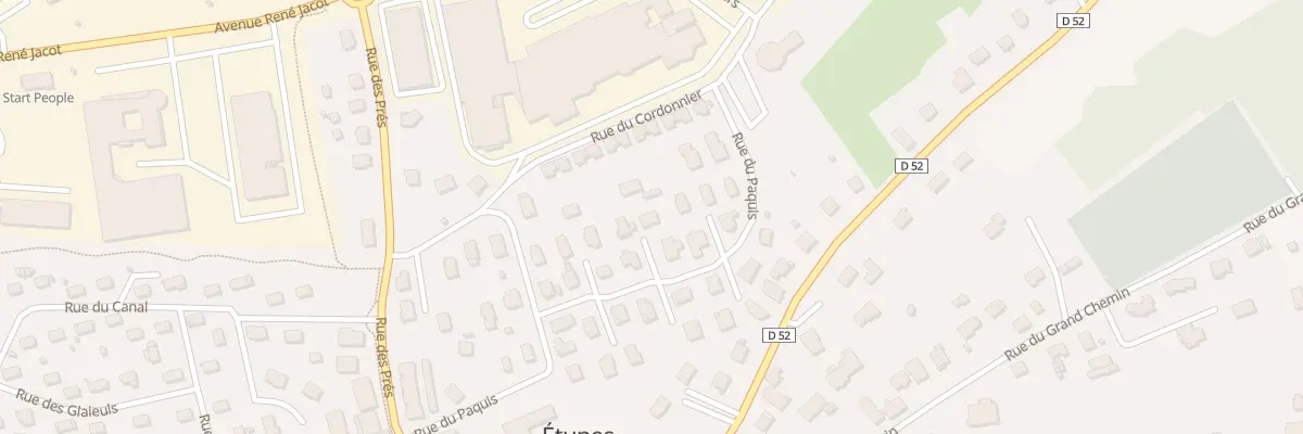 Plan du 28 Rue du Paquis à Étupes