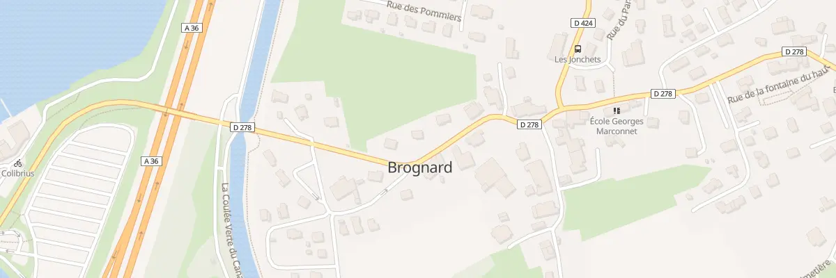 Plan du 13 Rue du Paquis à Brognard