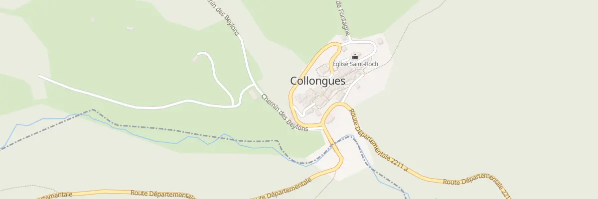 Plan du 10 Rue des Miolans à Collongues