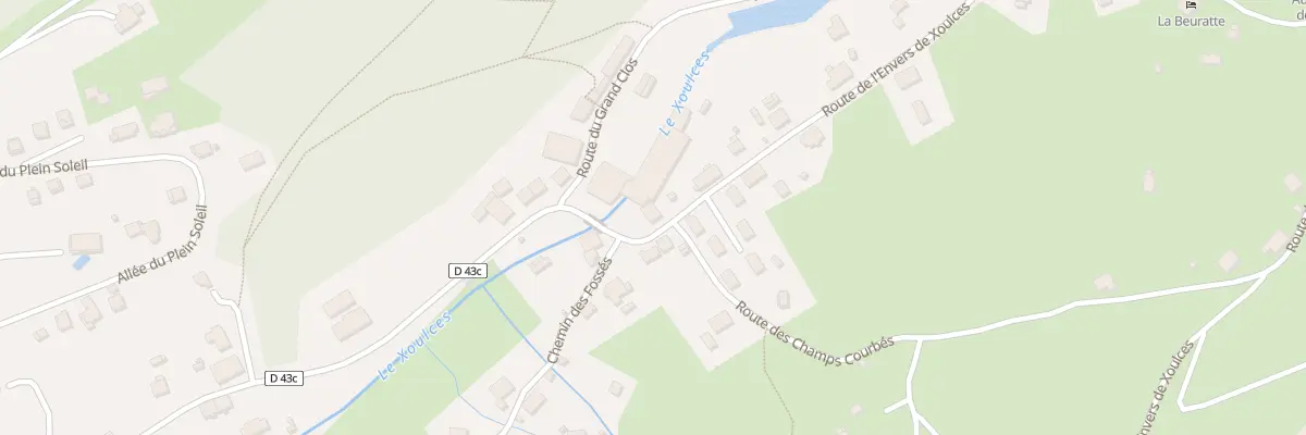 Plan du 1 Rte de l’Envers de Xoulces à Cornimont