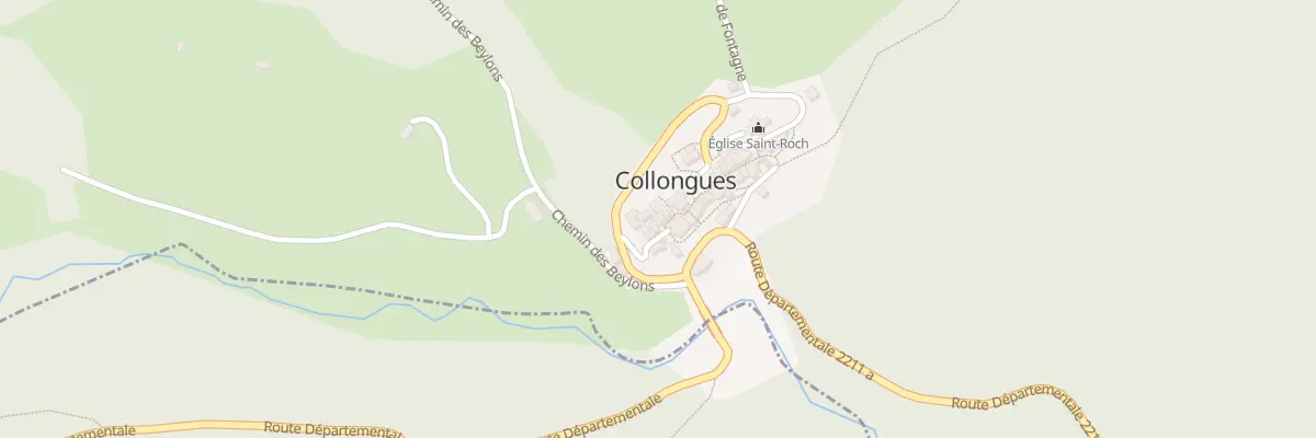 Plan du 2 Rue des Miolans à Collongues