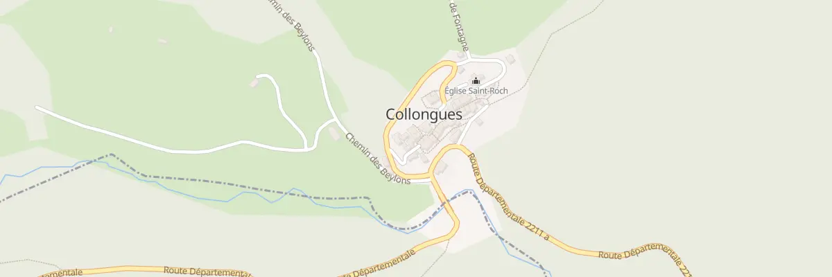 Plan du 3 Mte du Chateau à Collongues