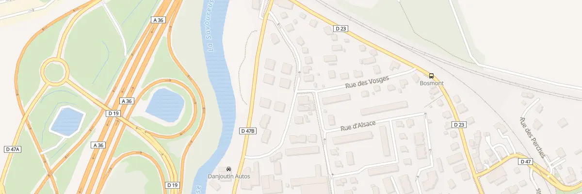 Plan du 13B Rue du Docteur Frery à Danjoutin