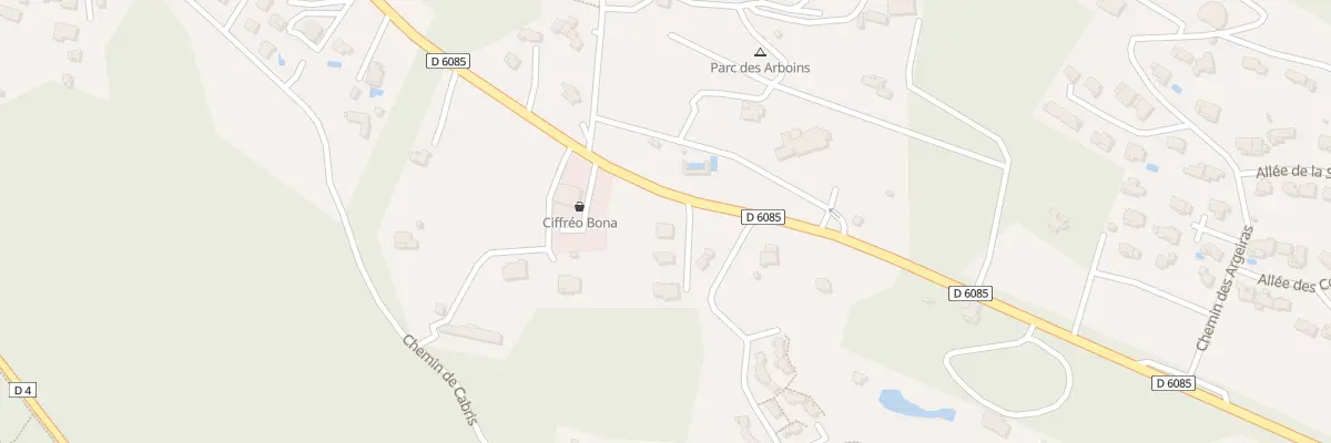 Plan du 606 Rte Departementale 6085 à Saint-Vallier-de-Thiey