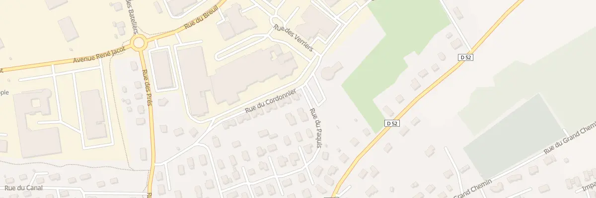 Plan du 32 Rue du Cordonnier à Étupes