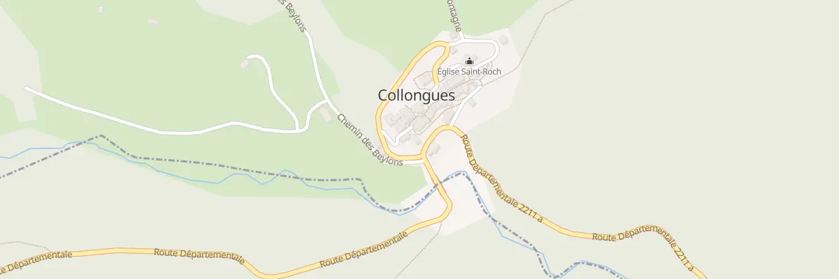 Plan du 1 Rue du Chal à Collongues