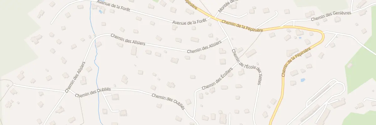 Plan du 76 Che des Alisiers à Gérardmer