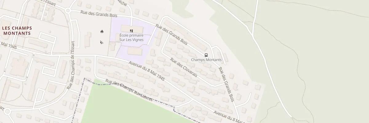 Plan du 9 Rue des Cloverais à Audincourt