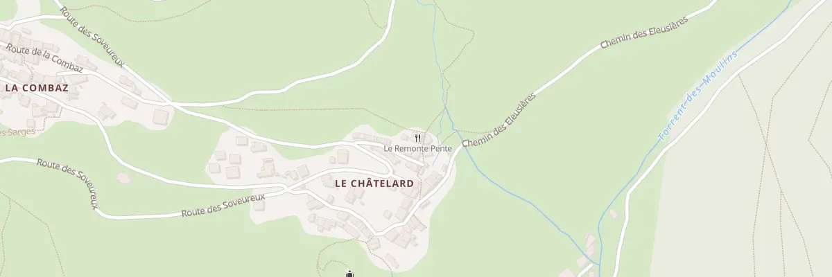 Plan du 73 Che des Prés Premiers à Montvalezan