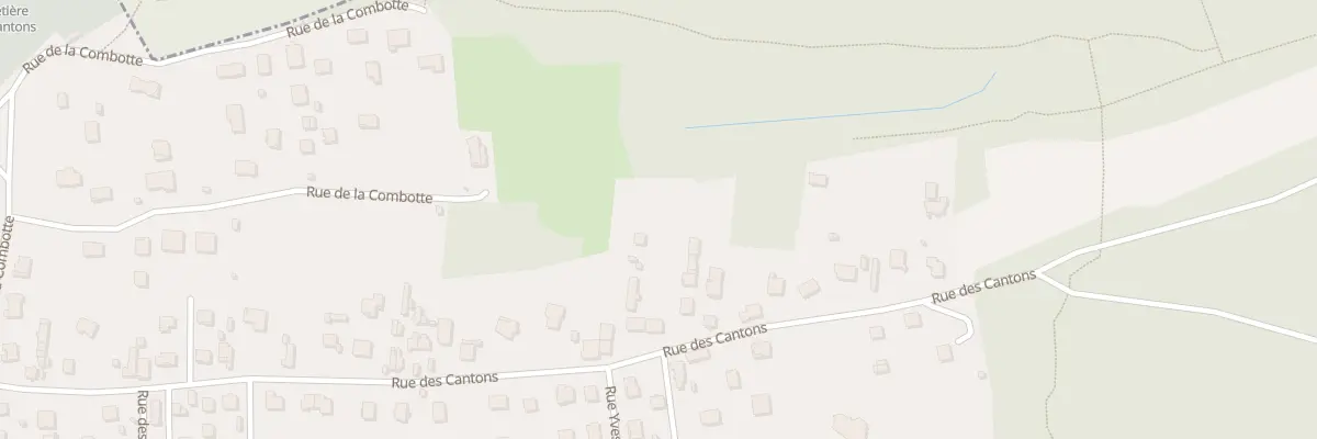Plan du 119 Rue des Cantons à Audincourt