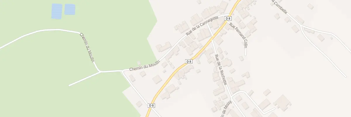 Plan du 13 Rue de la Cannegotte à Pexonne