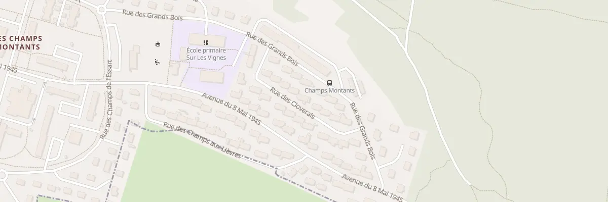 Plan du 11 Rue des Cloverais à Audincourt