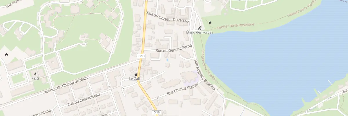 Plan du 10 Rue du Général Ferrié à Belfort