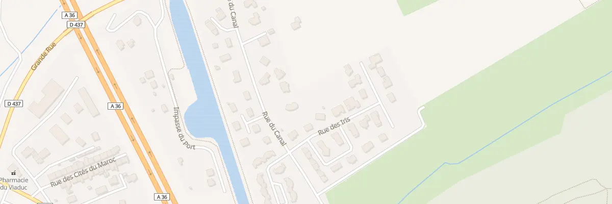 Plan du 19 Rue du Canal à Trévenans