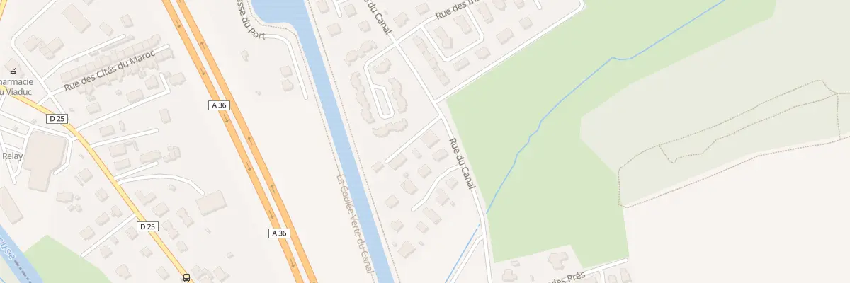 Plan du 64 Rue du Canal à Trévenans