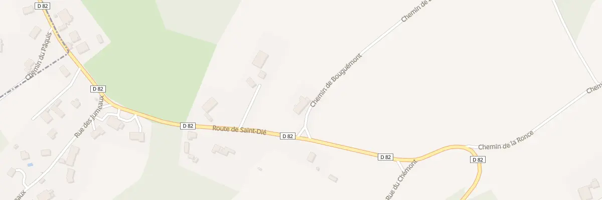 Plan du 45 Che de Bouguémont à Saint-Michel-sur-Meurthe