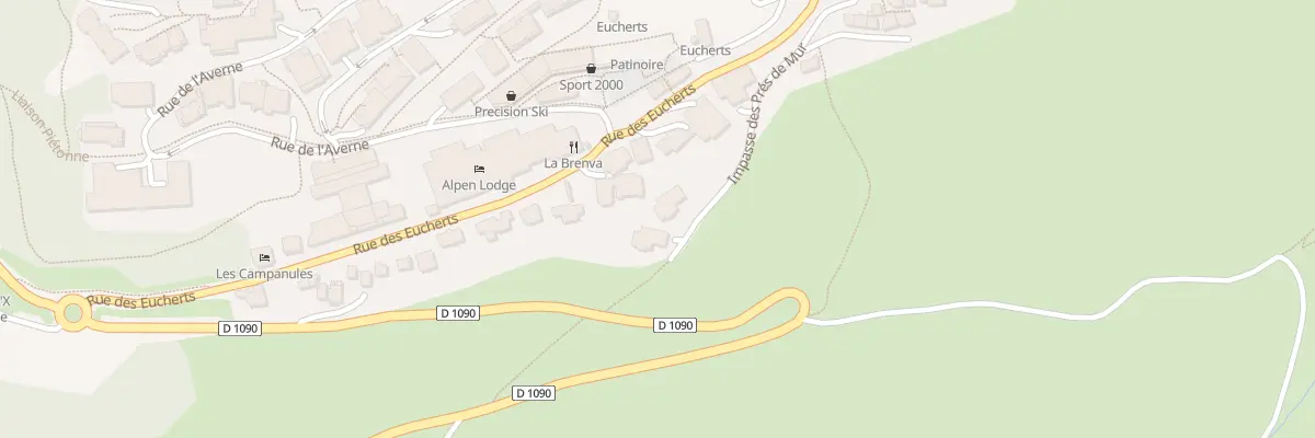Plan du 208 Imp des Prés de Mur à Montvalezan