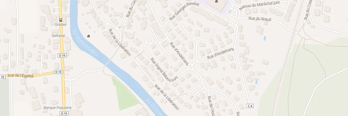 Plan du 30T Rue d’Andelnans à Danjoutin