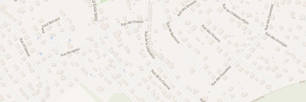 Plan du 43 Rue de la Libération à Étupes