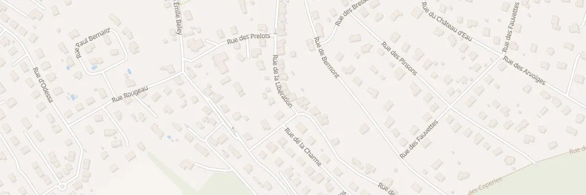 Plan du 45 Rue de la Libération à Étupes
