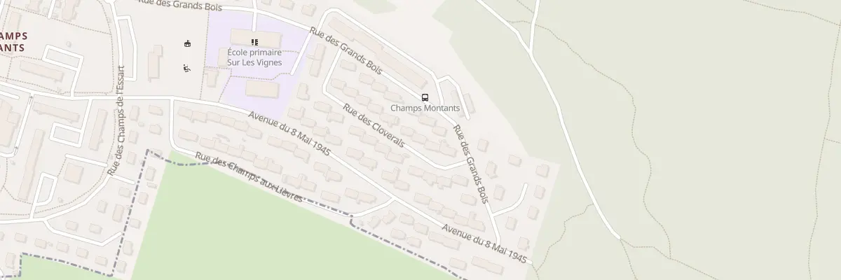 Plan du 15 Rue des Cloverais à Audincourt
