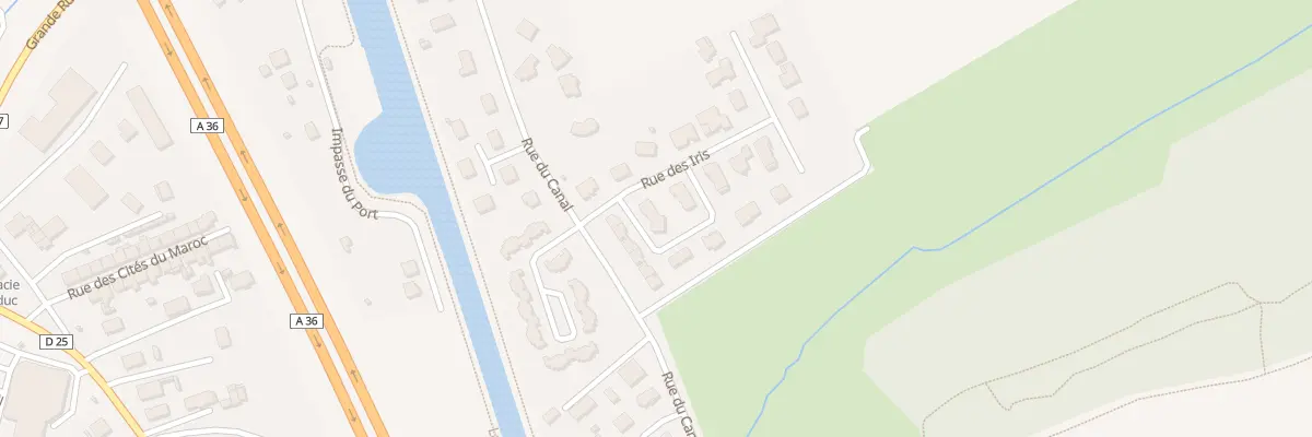 Plan du 1 Rue des Lilas à Trévenans