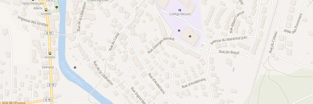 Plan du 4 Rue Georges Rouault à Danjoutin