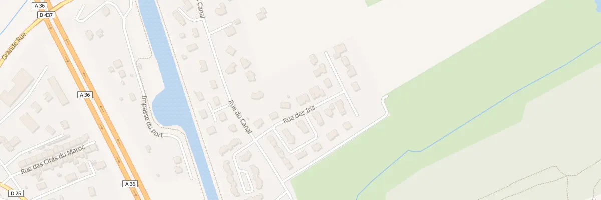 Plan du 7 Rue des Iris à Trévenans